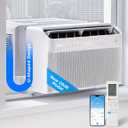 Midea 8,000 BTU U Shaped Smart Inverter Window Air Conditioner - Cools 350 Sq Ft, Ultra Quiet with Open Window Operation - Alexa/Google Assistant Compatible, 37% Energy Savings, Remote (2026 Edition)