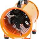 Dreamdragon 12-Inch High-Velocity Portable Utility Blower Fan, Industrial Exhaust Fan, 3150 RPM Ventilator for Basements, Workshops, Warehouses, and Confined Spaces