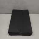 Kabinka Trading Card Storage Box with Commander Display, 5-Row Deck Case with Removable Lid; 3900+ Card Deck Box for MTG TCG Sports Cards, 5 Top Loaders, 5 Stoppers, 48 Dividers,1 Dice Tray (Black)