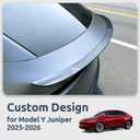 Rear Spoiler for Tesla Model Y Juniper 2025 2026 Trunk Wing Lip for Model Y Juniper OEM Precise Fit Exterior Accessories Model Y Juniper(Standard & Premium 2025/2026) ABS Matte Black