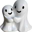 Cute Ghost Statue, Halloween Ghost Decoration, Ghost Statue, Finger Ghost Sculpture, Home Decor, Humorous Desktop Art Piece (Embrace Ghost)