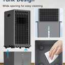 4-IN-1 Windowless Air Conditioner Portable w/ 4 Speeds & 4 Modes, 3.2-Gal Dual Tank for 24H Cooling, Waterless Alert System, 12H Timer, Remote & Touch, Swamp Cooler Air Conditioner for Bedroom
