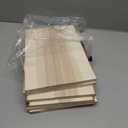 6 Pcs Live Edge Wood Slab 2 Size Unfinished Planks with Edge Bark for Wood Burning, Home Decor and Rustic Weddings