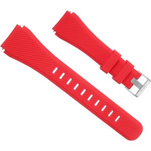 Uxcell Rubber Watch Band, Unique Design Replacement Silicone Watch Strap (20mm, Red)