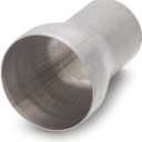 A-KARCK Exhaust Adapter Connector 2" OD to 3" OD, Exhaust Pipe Reducer 4" Overall Length 304 Stainless Steel
