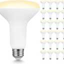Sigalux 24 Pack BR30 LED Bulbs, 7.5W (65W Equivalent), 650 Lumens, 2700K Soft White, Dimmable, 110 Beam Angle, CRI 80, E26 Base, Indoor Recessed Flood Light for Kitchen, Bedroom, Living Room