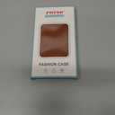 for iPhone 12 Pro Max Case with Screen Protector, Liquid Silicone Shockproof Protective Women Girls Phone Cover Case for iPhone 12 Pro Max, Middle Brown