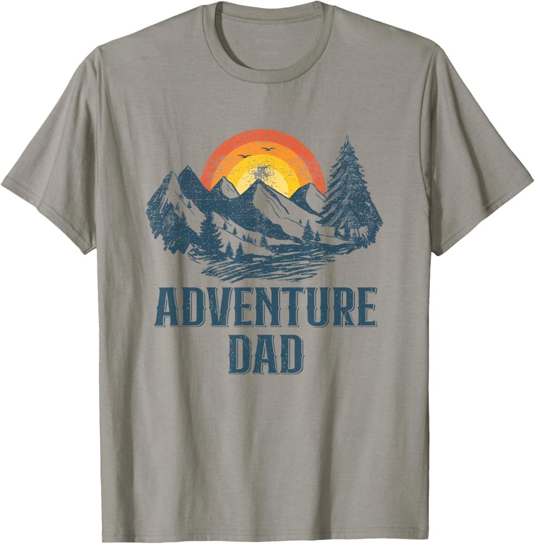 Adventure Dad Hiking Father T-Shirt (Small)