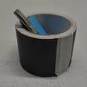 LZLRUN Free Tool Kit Light Black Satin Metallic Brushed Vinyl Tape DIY Roll for Black Out Chrome Delete Window Trim Door Trim (3Inches x 30Feet)