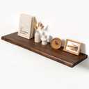 40" Live Edge Floating Shelf, Solid Elm Wood Wall Shelf, 40 Inch | 1 Pack
