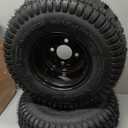 Marastar Turf Traction 18x8.50-8 Tire and Wheel Assembly for Golf Carts, 4-Bolt Wheel, All-Terrain - Set of 2