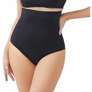 Hongnesh Seamless shapewear shorts tummy control underwear for Women Body Shaper Shorts High waist Panties Nylon M-L