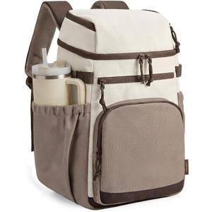 TOURIT Backpack Cooler Leak Proof 28 Cans Cooler Backpack Insulated Waterproof Cooler for Men and Women, Picnic, Hiking, Work, Trip, 12" x 6.5" x 17"