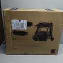 HOMLAND Foldable Rollator Walkers with Seat for Seniors, 8'' Big Wheels, 350 lb. Weight Capacity, Adjustable Handles and Seat Height, Lightweight Rolling Walker, Gold