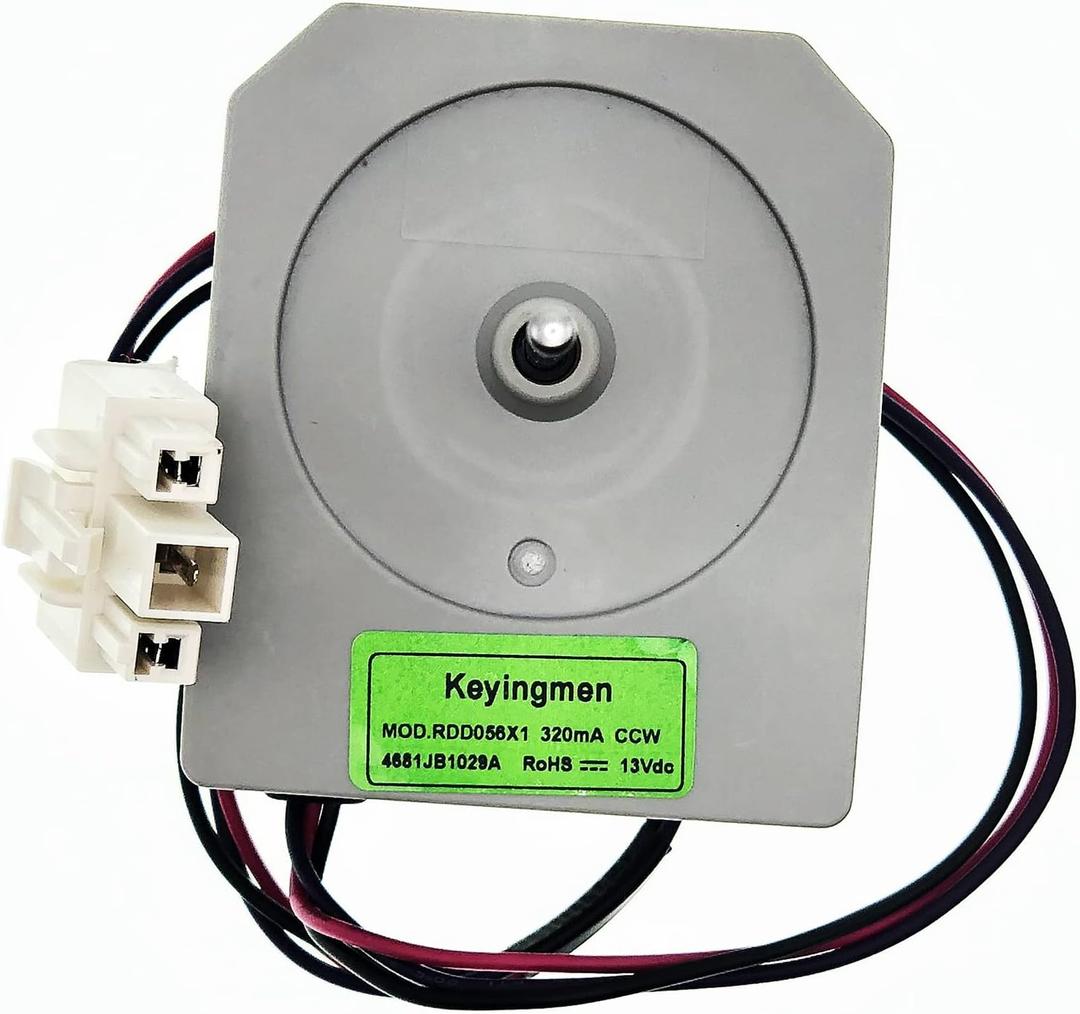 NEW 4681JB1029A Refrigerator Evaporator Fan Motor for LG Kenmore, Replaces EAU60694507 4681JB1017D 4681JB1017A AP4438221 DC 13V 3.2W 