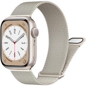 Milanese Loop Band for Apple Watch Band 40mm 44mm 41mm 45mm 42mm 46mm 49mm 38mm Metal Mesh Loop Strap Sport Wristband for iWatch SE 3/2nd/SE Series 11 10 9 8 7 6 5 4 3 2 Ultra 3/Ultra 2 1