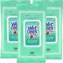 Wet Ones Multi-Purpose Pets Wipes - 300ct Total Dog Wipes with Vitamins A, C + E - Fragrance-Free, Wet Lock Seal