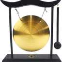 Hooshing Brass Feng Shui Gong Desktop Zen Art Home Decor Housewarming Blessing Gift