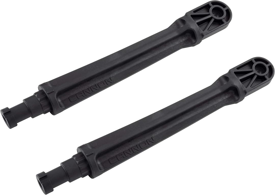 Cannon Three-Position Adjustable Rod Holder Extension Posts  2-Pack, 6", Boat Accessory (One Size)