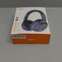 1Mii AI E700 Hybrid Active Noise Cancelling Headphones, Bluetooth Over Ear, Wireless Hi-Res Audio with LDAC & aptX Low Latency for Airplane Travel & Home TV, AI Translation & Custom EQ via APP, Black