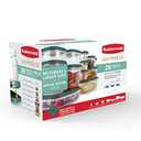 Rubbermaid Easy Find Lids Food Storage Containers, Blue Spruce, 26 Piece Set