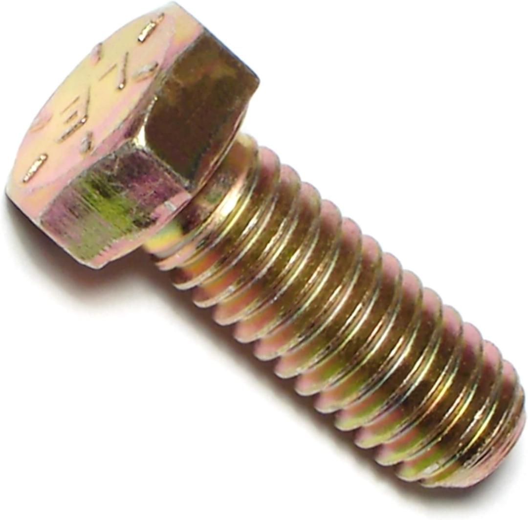 Hard-to-Find Fastener 014973252137 Grade 8 Coarse Hex Cap Screws, 3/8-16 x 1-Inch, 50-Piece