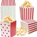 Winoo Design 100 PK Mini Popcorn Boxes Bulk Paper Popcorn Bowl Containers Holders for Party, Movie Night Decorations