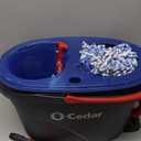 O-Cedar RinseClean Spin Mop & Bucket System | Clean with Clean Water | Removes 99% of Bacteria