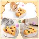 Interactive Cat Toy Puzzle Toys for Indoor Cats Felt Maze Box Kittern Toys Pet Cat Games Self Play Fun Exercise Hide Seek Moving Cat Toy for Bored Adults Cats Encourages Hunting Instincts