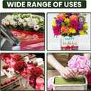 Ortarco 3 Pack Floral Foam Blocks (5.5" x 3.1" x 1.7") Wet and Dry Flower Foam for Flower Arrangements Supplies, Flower Foam Blocks for Fresh or Artificial Flowers in Art, Crafts and DIY Decorations