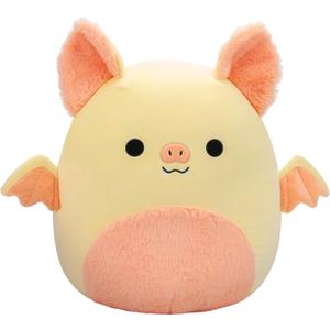 Squishmallows Original 16-Inch Meghan Cream Fruit Bat with Fuzzy Peach Belly - Official Jazwares Large Plush