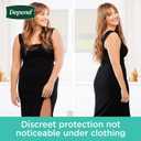 Depend Fresh Protection Adult Diapers, Incontinence & Postpartum Bladder Leak Underwear for Women, Disposable, Maximum, Large, Blush, 28 Count