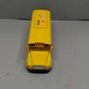 ArtCreativity Yellow School Bus Toy with Flashing Lights & Sound, Friction Powered 1/16 Scale School Bus Toy for Kids with 4 Sounds & Lights, Back & Side Doors Open, Easter Gifts for Kids Ages 3+