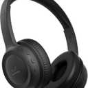 Vinamass Kids Bluetooth Headphones,Kids Wireless Headphone with 85dBVolume Limiter, 30H Playtime, Adjustable Headband,Over-Ear Headphones for Kid School Online Class Travel (Black)