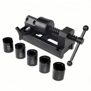 Fuel Line Fittings Installation Tool Set with 4AN 6AN 8AN 10AN 12AN Connector, Auto Hose Pipe Fuel Line Installation/Removal Tool Kit, AN Hose Fitting Connect/Disconnect Tools