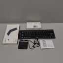 Foldable & Folding Wireless Keyboard Set Combo for iPad, Transparent Bluetooth Typepad & Mouse, Compatible with iOS, Windows, Android, Smartphones, Laptops, etc.