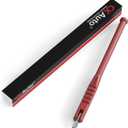 CKAuto Tire Valve Stem Puller/Installer with Tire Valve Core Tool, No Scratch High Tensile Strength Red Plastic Tire Valve Tool (2 in 1)