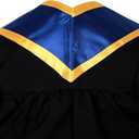 Newrara Deluxe Unisex Adult Plain Graduation Honor Stole Sash Classic End with Trim 72" Long
