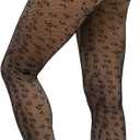 Fleece Lined Tights Women Pantyhose Leggings Sheer Warm Thermal Thick Fake Translucent Tights for Winter (XX-Large)
