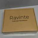 40 Pack 6 inch Cabinet Pulls Matte Black Stainless Steel Kitchen Cupboard Handles Cabinet Handles 3.75 Hole Center