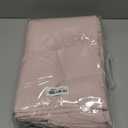 ECOCOTT Duvet Cover Oversized King Size - 100% Washed Cotton Durable Soft Comfy Duvet Cover Set, 3 Pieces Duvet Cover with Zipper Closure (Greyish Pink)