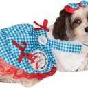The Wizard of Oz: Dorothy Pet Costume for for Dogs or Cats by Rubies, XL