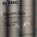 Solimo Epsom Salt Magnesium Sulfate Soaking Aid 8lb Bags, Pack of 3