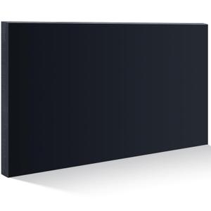 Wesiti Hdpe Plastic Sheets 3/4 Thick Hard Hdpe Polyethylene Sheet, High Density Polyethylene Board for Crafts Flat Panel DIY Materials for Home Decor Handcrafts (Black, 12 x 8 Inch)