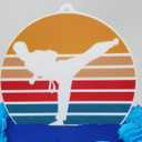 2 x Martial Arts Karate Taekwando Judo Themed 7 Piece Birthday Cake Topper Set (Unique Design)