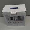 Fingerprint Keyless Entry Door Lock with Handle, Biometric Keypad Door Lock with Handle Lever, Digital Electronic Door Knob Lock for Front Door, High Durability, Voice Prompt for Easy Use, Black