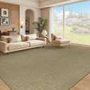 Easy Jute Rug 9x12 Natural Rugs: Washable Woven Area Rug Non Slip Non Shedding Indoor Outdoor Carpet Large Rugs for Living Room Bedroom Dining Room Farmhouse Patio (9'x12' Natural)