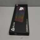 KLIM Chroma Wireless Keyboard  RGB Backlit Gaming, Rechargeable Battery, PC Keyboard, Durable & Water-Resistant, Compatible with PS4, PS5 & Mac - Black