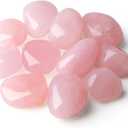 Rose Quartz Tumbled Polished Natural Healing Crystals Stones Bulk Rocks Stones Crystal for Energy Reiki Tumbling Cabbing Balancing Decoration Gemstones Crystal Healing Meditation Therapy Gift 100g
