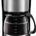 Chefman 12-Cup Programmable Coffee Maker, Electric Brewer, Auto Shut Off, LCD Display With Auto-Brew Function, Anti-Drip Pot, Reusable Filter for Fresh Grounds, Round Stainless Steel, Glass Carafe